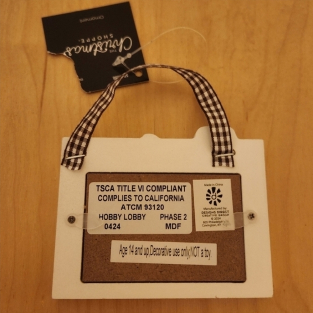 NWT Baby's First Christmas Ornament Photo Frame - Picture 5 of 5